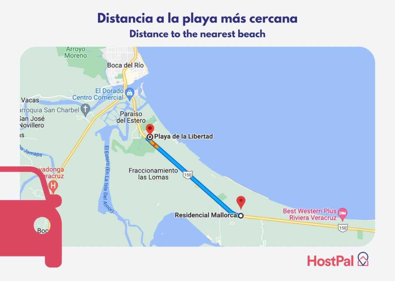 Hostpal Residencial Mallorca Veracruz Ngoại thất bức ảnh